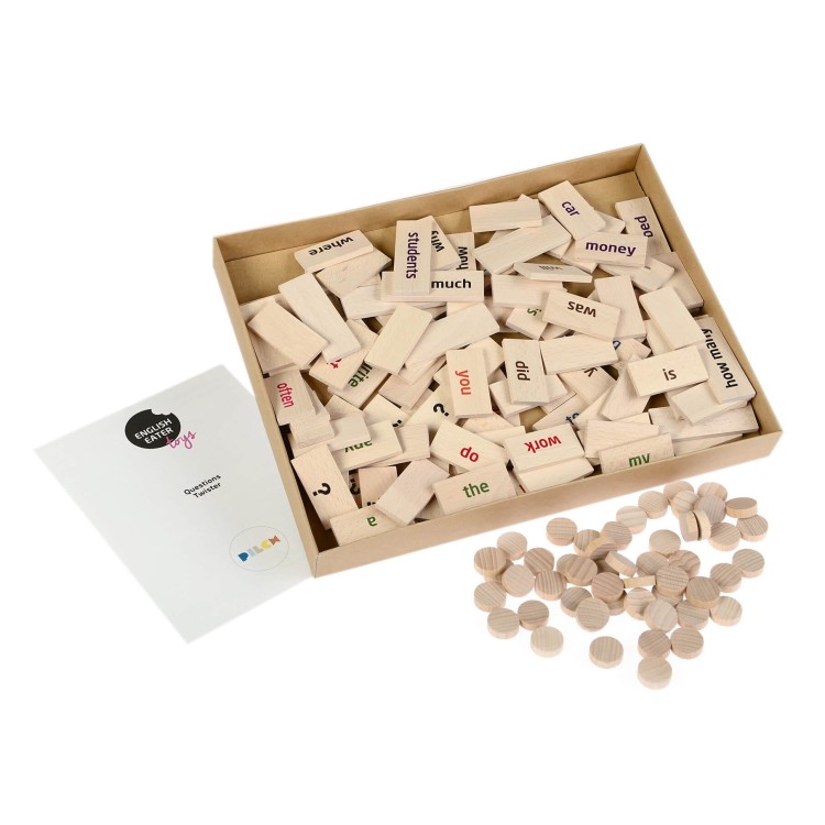 English Eater Questions Twister gra edukacyjna Pilch