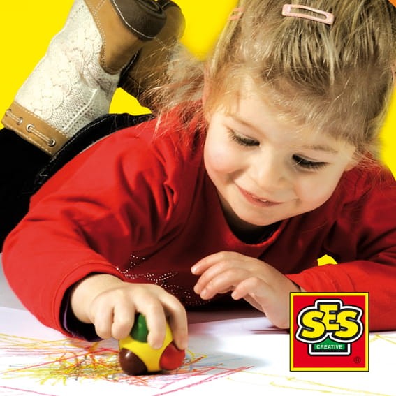 Pierwsza kredka multikredka 6 kolorów SES Creative 