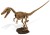 Jajo dinozaura szkielet VELOCIRAPTOR 27cm Geoworld
