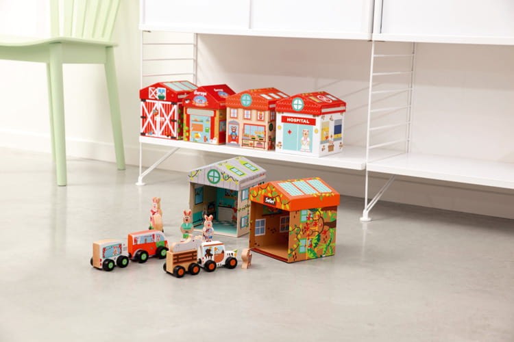 Domek GARAŻ 2w1 Scratch 