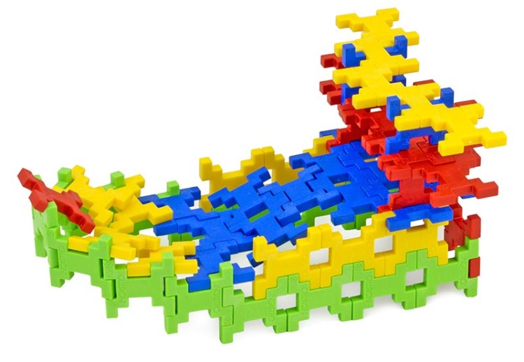 Klocki konstrukcyjne Incastro - 60 el. Colors MIDI