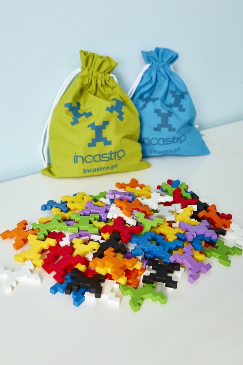 Klocki konstrukcyjne Incastro - 60 el. Cube L