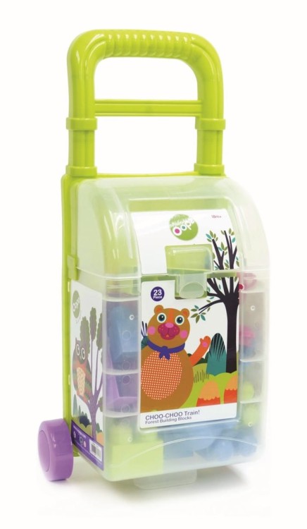 Klocki w walizce - pociąg LAS 23 el. Oops 13107