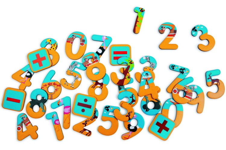 Magnetyczne Cyferki Safari SCRATCH