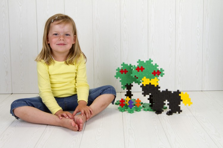 PLUS-PLUS midi klocki konstrukcyjne ROBOTY 50 elementów