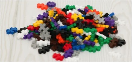 PLUS-PLUS klocki konstrukcyjne Samoloty mini 170 elementów