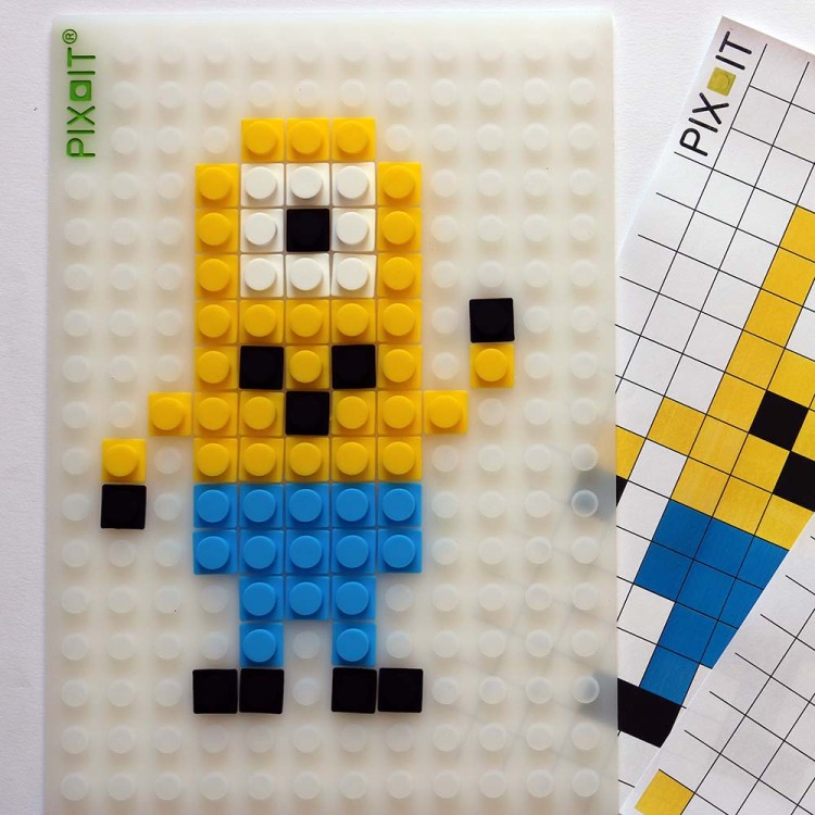 Układanka edukacyjna Pix-it Premium - 2 maty, 360 klocków