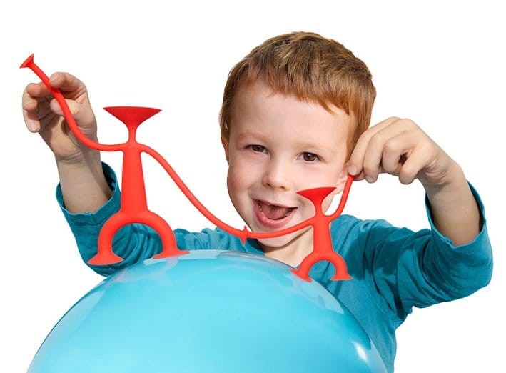 Oogi niebieski ludzik z przyssawkami - rozciągliwy - Moluk