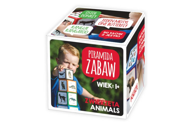 Piramida zabaw ZWIERZĘTA - Montessori