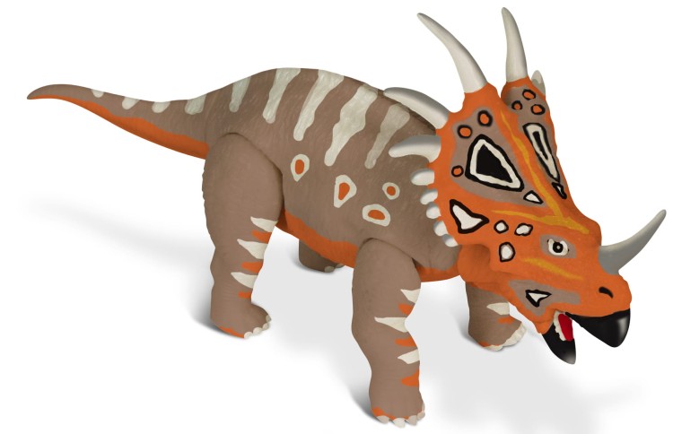 STYRACOSAURUS model dinozaura 20 cm do złożenia i malowania Geoworld