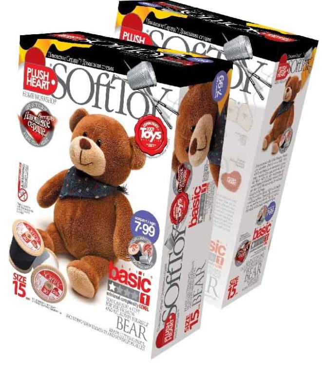 MIŚ pluszak do uszycia 15cm Elf Market seria Basic