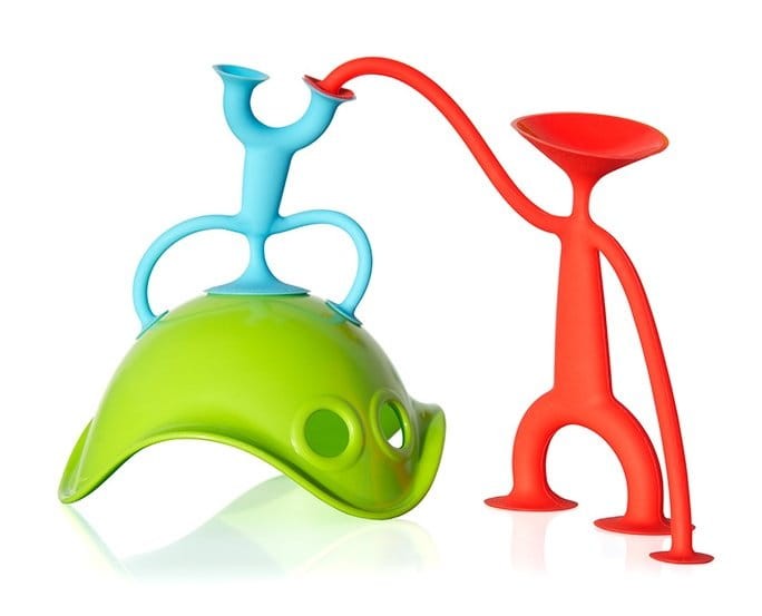 Oogi junior czerwony ludzik z przyssawkami - rozciągliwy - Moluk