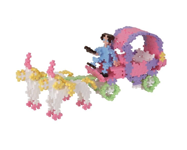 Księżniczka i kareta 3w1 klocki konstrukcyjne MINI PLUS-PLUS 480 elementów