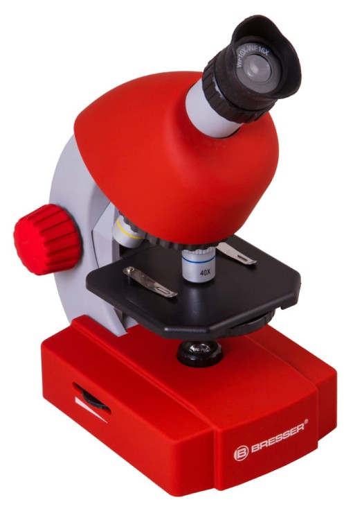 Mikroskop 40x - 640x Bresser Junior 4 kolory 