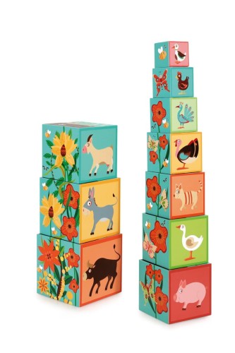 Kolorowa wieża FARMA 2 SCRATCH