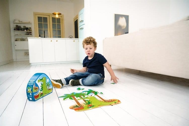 Puzzle konturowe KROKODYL 36 elementów Scratch 7