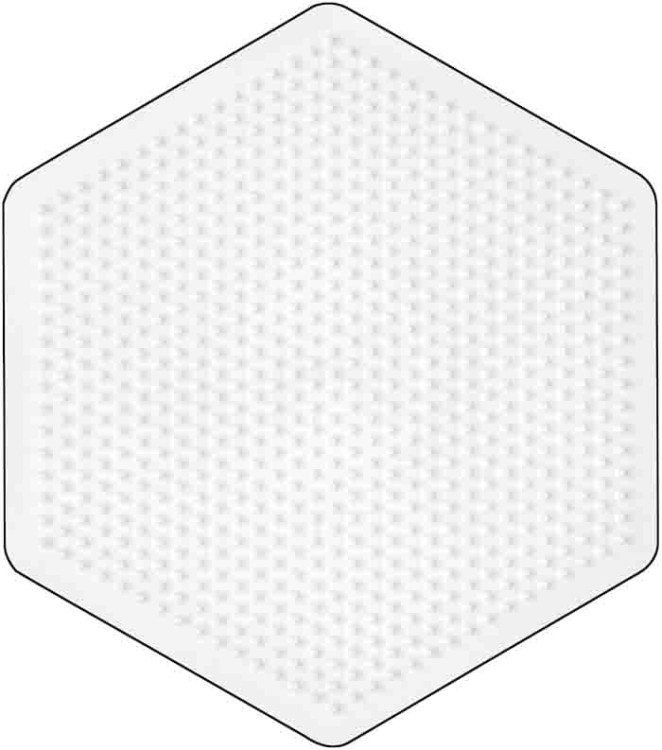 Podkładka do koralików MIDI duży sześciokąt HAMA 276