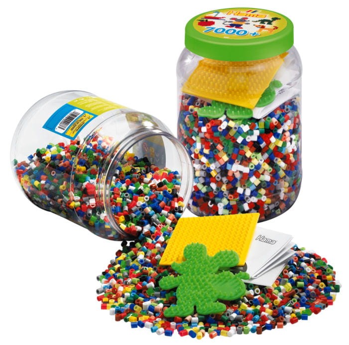  Koraliki do zaprasowania MIDI 7000 sztuk z podkładkami w tubie zieleń HAMA