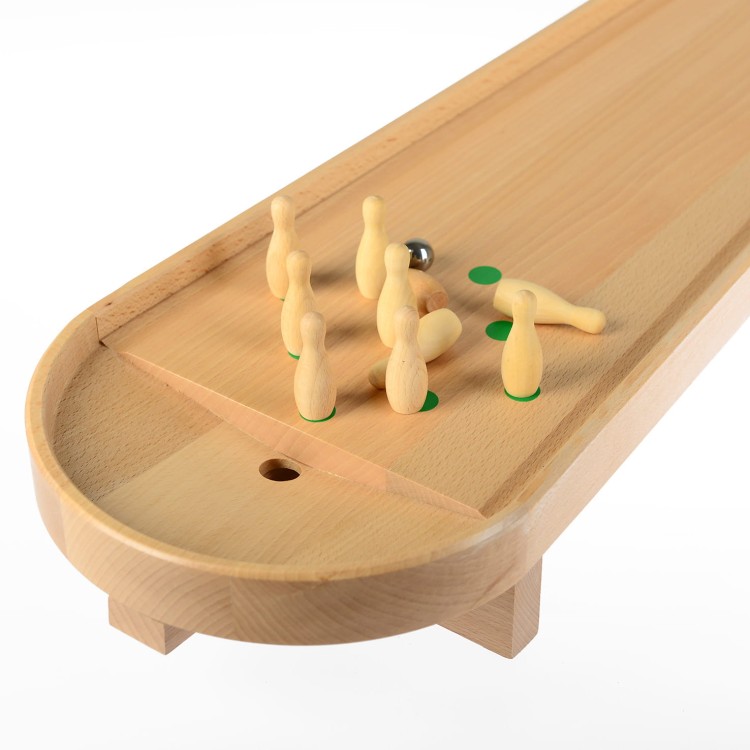 Kręgle gra stołowa drewniana PILCH