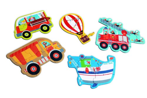 Pierwsze puzzle POJAZDY SCRATCH  