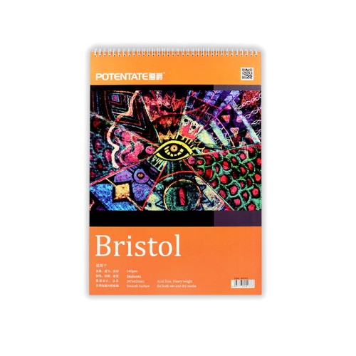 Blok na spirali brystol 36 arkuszy A3/A4 Potentate