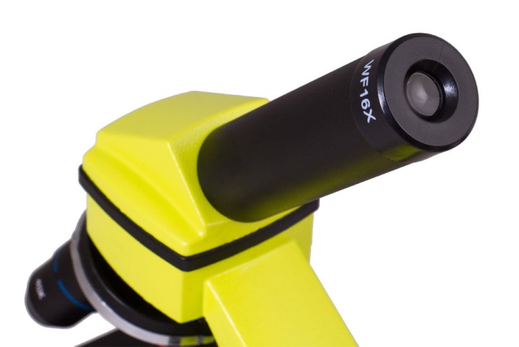 Mikroskop Rainbow 2L PLUS Lime limonkowy Levenhuk + GRATIS zestaw K50 do eksperymentów