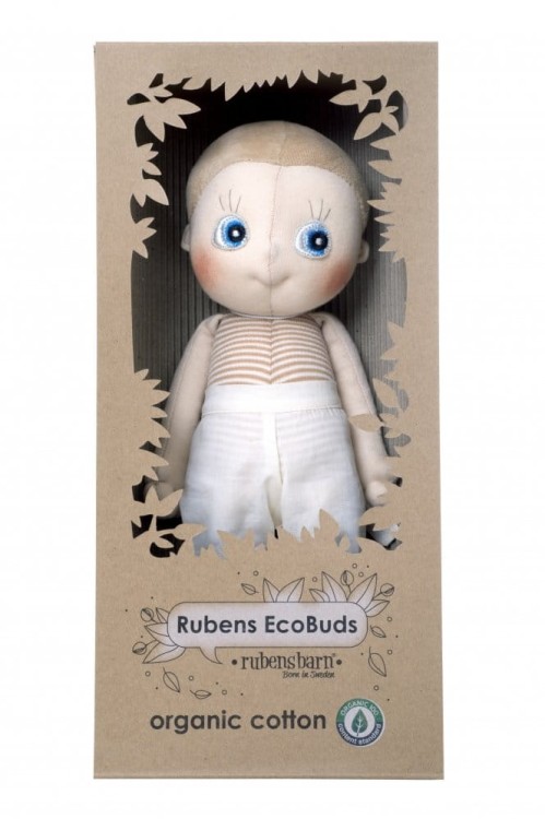 Lalka ręcznie szyta Aspen 35 cm EcoBuds Rubens Barn dzieciak 
