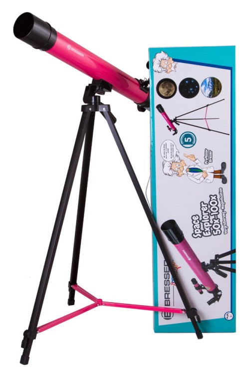 Teleskop Bresser Junior 45/600 AZ 4 kolory