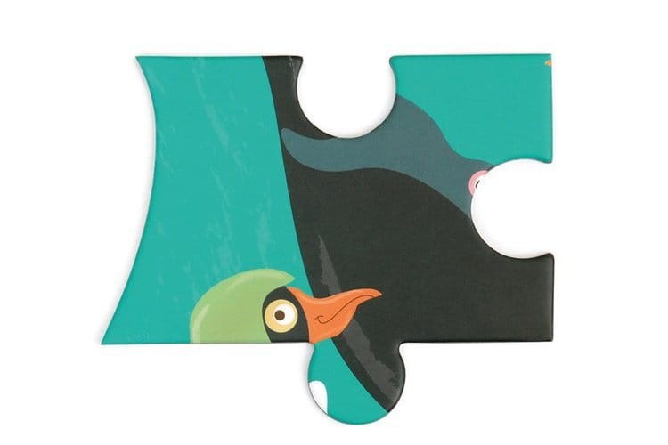 Puzzle konturowe WIELORYB 60 elementów Scratch 5