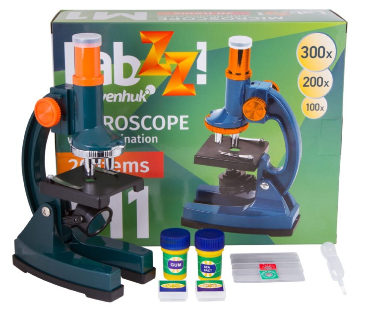 Mikroskop Levenhuk LabZZ M1 powiększenie 100-300x