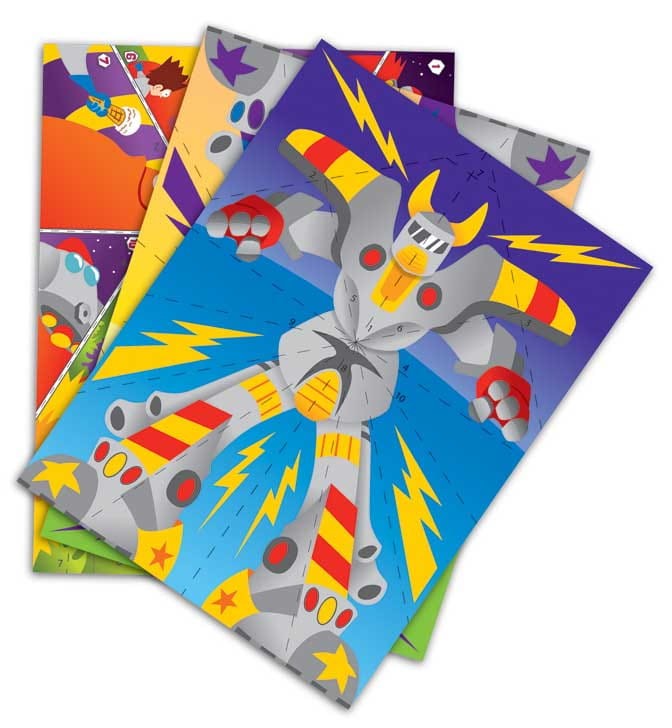 Notes origami KOMIKSOWE SAMOLOTY Artzooka