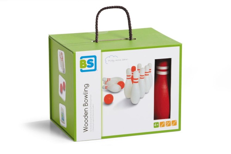 Gra kręgle biało-czerwone BUITEN SPEEL 
