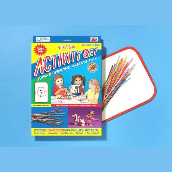 WOSKOWANE SZNURECZKI ZESTAW ACTIVITY 84 szt. WIKKI STIX
