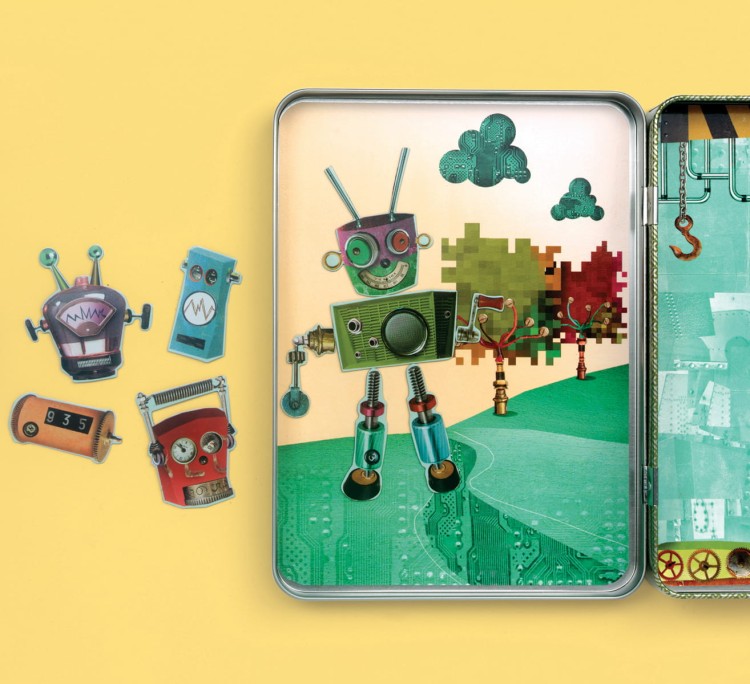 ZESTAW MAGNETYCZNY ROBOTY