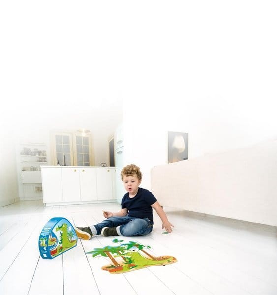 Puzzle konturowe KROKODYL 36 elementów Scratch 8