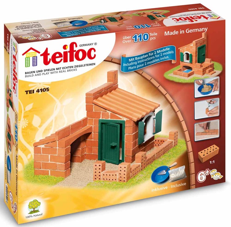 Domki budowle z cegiełek 2 plany Teifoc