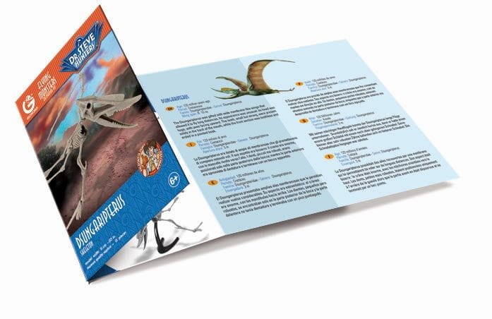 Szkielet DSUNGARIPTERUS 51 cm Wykopaliska dinozaur Geoworld