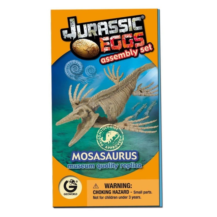 Jajo dinozaura szkielet MOSASAURUS 37 cm Geoworld