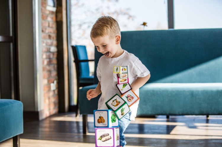 Piramida zabaw OWOCE I WARZYWA - Montessori