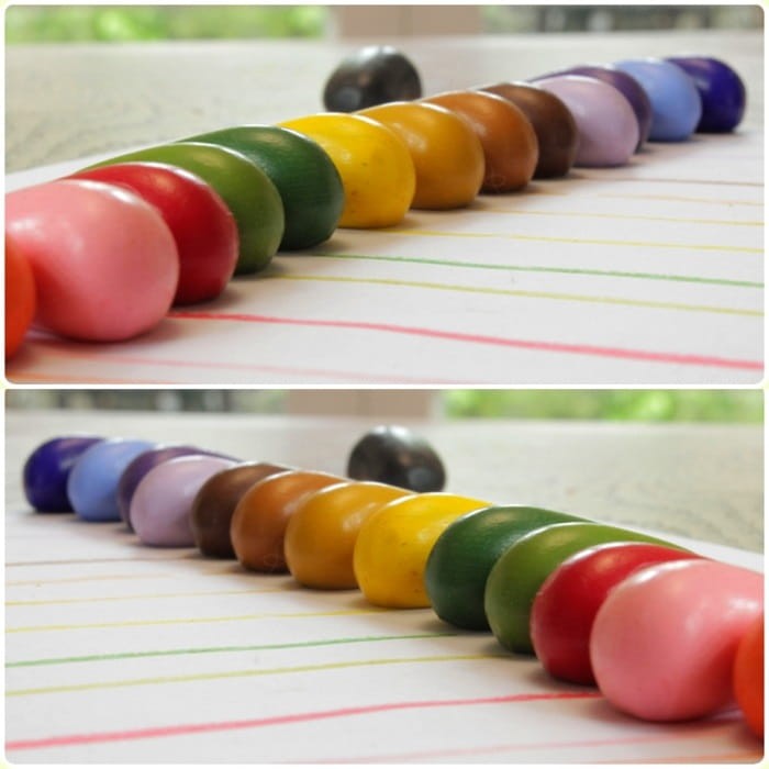 Kredki kamienie kamyki 16 sztuk w bordowym woreczku Crayon Rocks