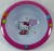 Komplet dla dziecka talerz + miska Hello Kitty ciemny róż