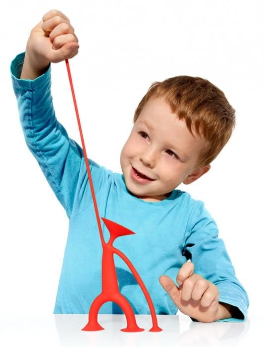 Oogi niebieski ludzik z przyssawkami - rozciągliwy - Moluk