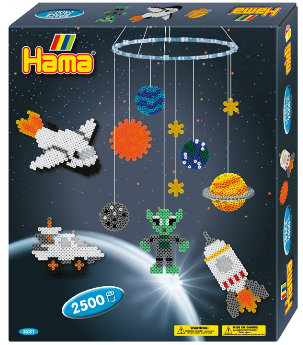 KOSMOS-PLANETY Koraliki do zaprasowania MIDI 2500 szt HAMA 3231