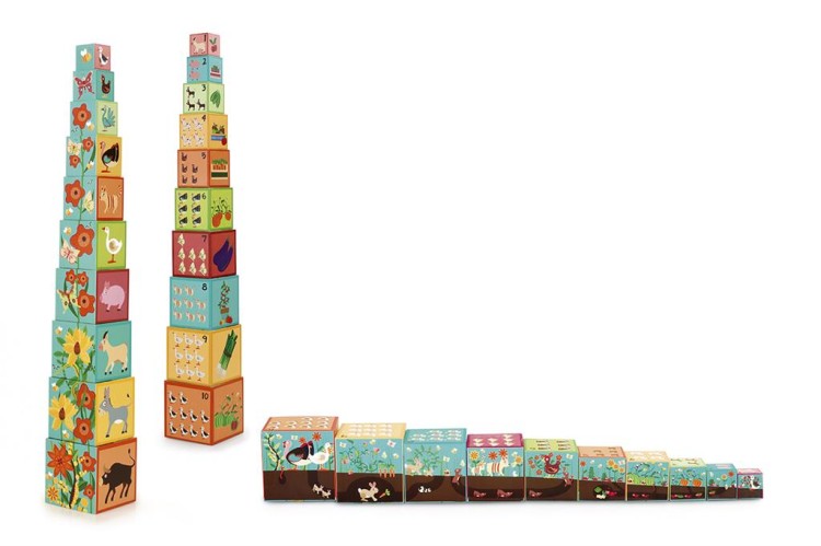 Kolorowa wieża FARMA 2 SCRATCH