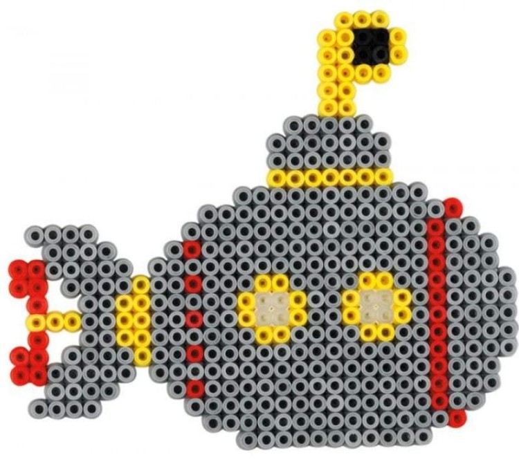 WODNY ŚWIAT Koraliki do zaprasowania MIDI 6000 szt HAMA 3035
