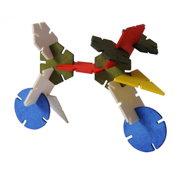 Klocki konstrukcyjne bawełniane DEDALO z nacięciami Ludus