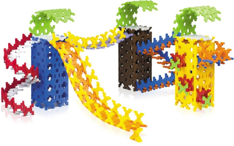 Klocki konstrukcyjne Incastro - 1000 el. BOX