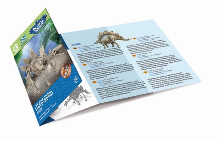 Szkielet STEGOSAURUS 28 cm Wyprawa Paleontologiczna dinozaur Geoworld