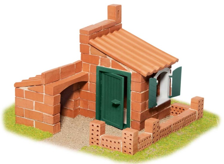 Domki budowle z cegiełek 2 plany Teifoc