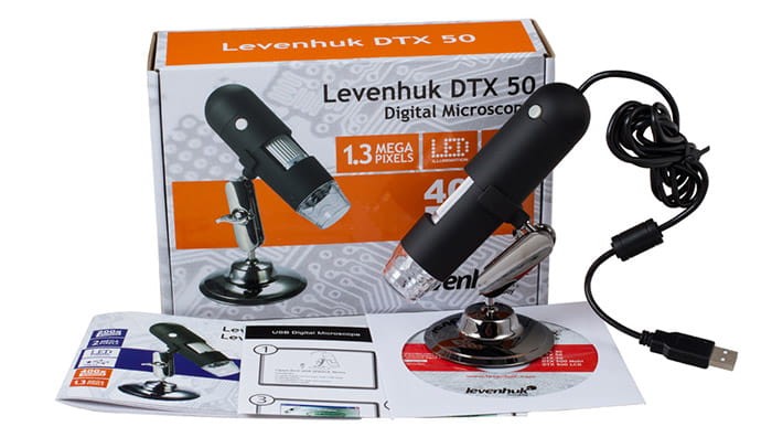 Mikroskop cyfrowy Levenhuk DTX 50 przenośny na USB